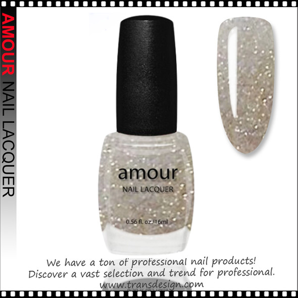 AMOUR Nail Lacquer - Silver Bullet Powder 0.56oz (G) AMOUR Nail Lacquer - Silver Bullet Powder 0.56oz (G)