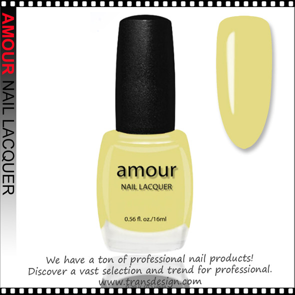 AMOUR Nail Lacquer - Green Tea & Sweet Peas 0.56oz AMOUR Nail Lacquer - Green Tea & Sweet Peas 0.56oz