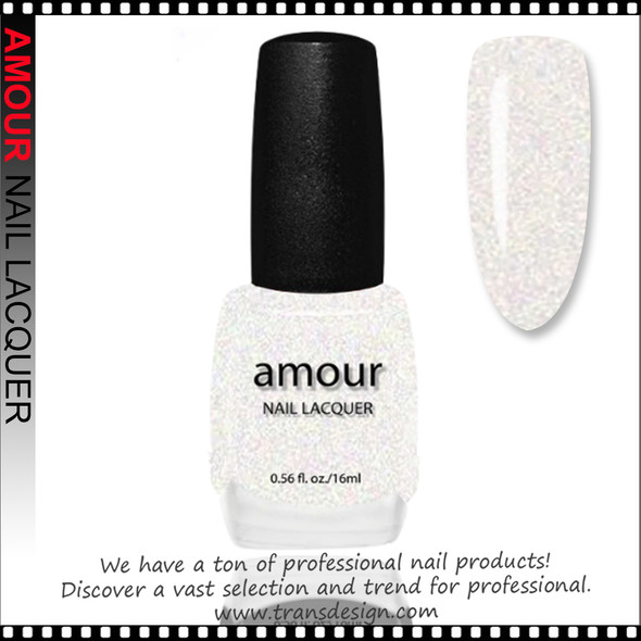 AMOUR Nail Lacquer - Rainbow Hologram 0.56oz AMOUR Nail Lacquer - Rainbow Hologram 0.56oz