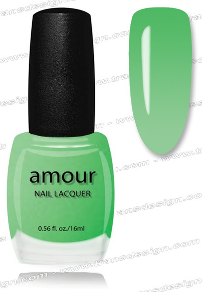 AMOUR Nail Lacquer - Lime Green  0.56oz
