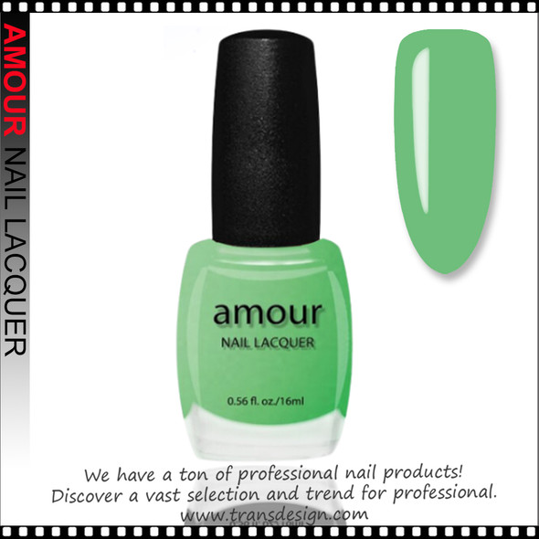 AMOUR Nail Lacquer - Lime Green  0.56oz AMOUR Nail Lacquer - Lime Green  0.56oz