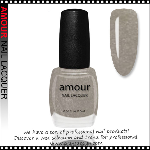 AMOUR Nail Lacquer -  Brooklyn Charcoal 0.56oz AMOUR Nail Lacquer -  Brooklyn Charcoal 0.56oz