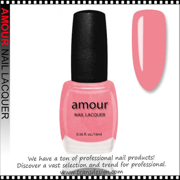 AMOUR Nail Lacquer - Fifth Ave Pink 0.56oz AMOUR Nail Lacquer - Fifth Ave Pink 0.56oz