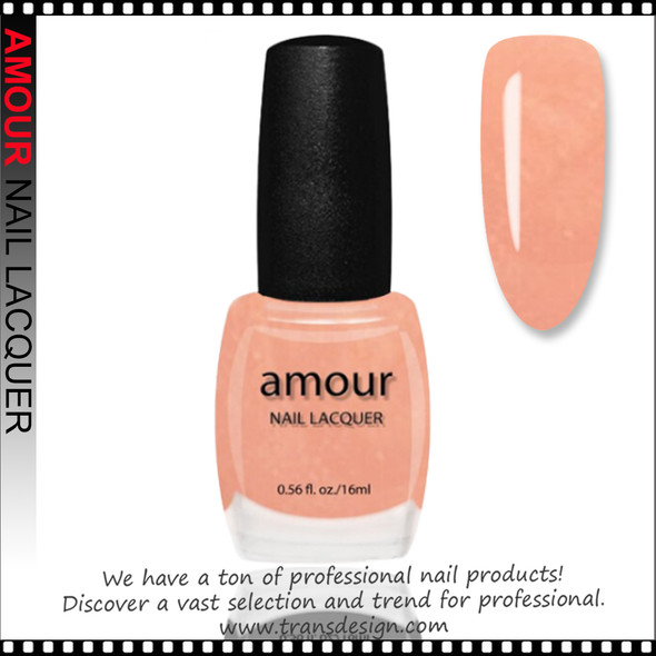 AMOUR Nail Lacquer - Coral Pastel 0.56oz AMOUR Nail Lacquer - Coral Pastel 0.56oz