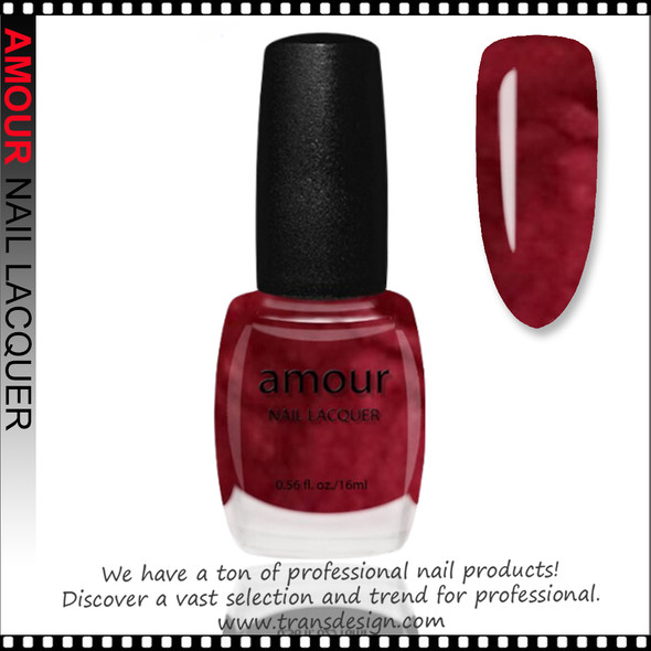 AMOUR Nail Lacquer - Caribbean Plum 0.56oz AMOUR Nail Lacquer - Caribbean Plum 0.56oz