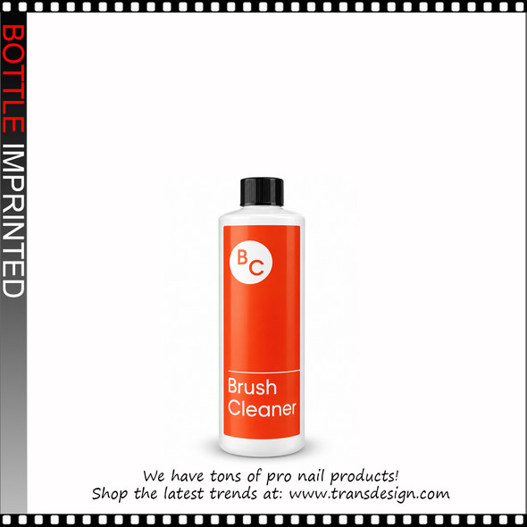 BOTTLE Imprinted 'BRUSH CLEANER' with Black Cap 4oz.
