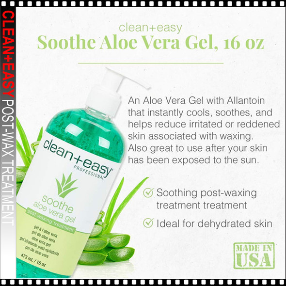 CLEAN+EASY Soothe Aloe Vera Gel 16oz.