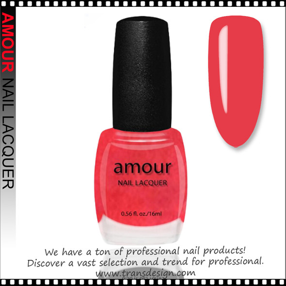 AMOUR Nail Lacquer - Tea Rose Mist 0.56oz AMOUR Nail Lacquer - Tea Rose Mist 0.56oz