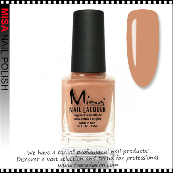 MISA Nail Lacquer - Sugar Peach Cream 0.5oz*
