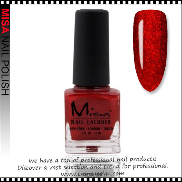 MISA Nail Lacquer - Red Alert 0.5oz*