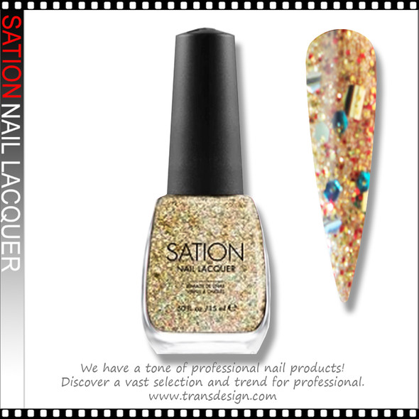SATION Nail Lacquer - Twinkle, Twinkle Big Star 0.5oz (G)*