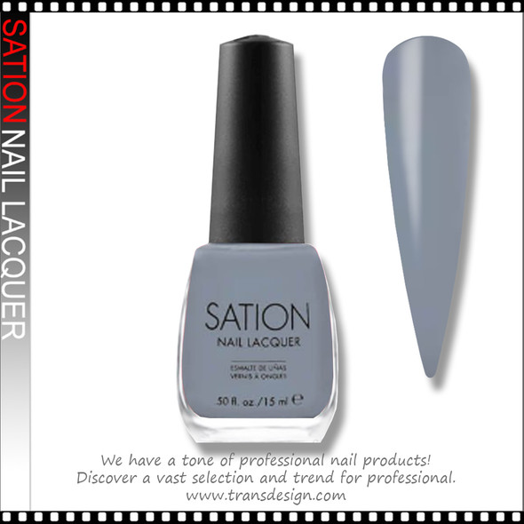 SATION Nail Lacquer - Stirring Silver 0.5oz* SATION Nail Lacquer - Stirring Silver 0.5oz*