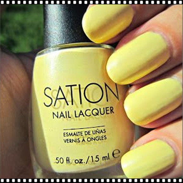SATION Nail Lacquer - Lemon Pearl  0.5oz*