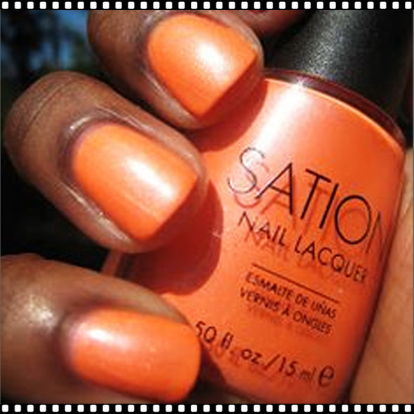 SATION Nail Lacquer - Show Off Your Navel Orange 0.5oz (Sh)*