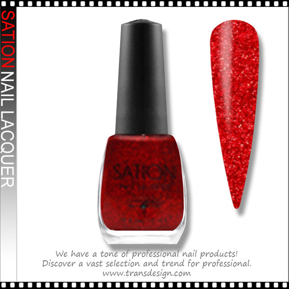 SATION Nail Lacquer - Gumdrop Glitter Red 0.5oz (G)* SATION Nail Lacquer - Gumdrop Glitter Red 0.5oz (G)*