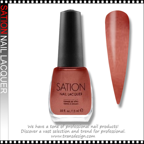 SATION Nail Lacquer - Shiny Brown  0.5oz* SATION Nail Lacquer - Shiny Brown  0.5oz*