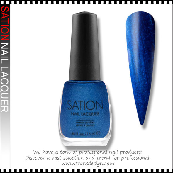 SATION Nail Lacquer - Electric Blue  0.5oz (S)* SATION Nail Lacquer - Electric Blue  0.5oz (S)*