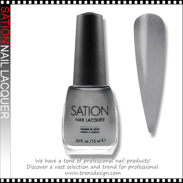 SATION Nail Lacquer - Silver Mountain 0.5oz* SATION Nail Lacquer - Silver Mountain 0.5oz*