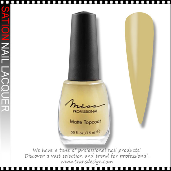 MISS PROFESSIONAL-Matte Topcoat 0.5oz* MISS PROFESSIONAL-Matte Topcoat 0.5oz*
