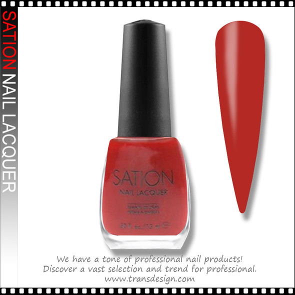 SATION Nail Lacquer - Billion Dollar Red  0.5oz* SATION Nail Lacquer - Billion Dollar Red  0.5oz*