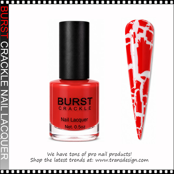 BURST CRACKLE Nail Lacquer - Hot Spot #3