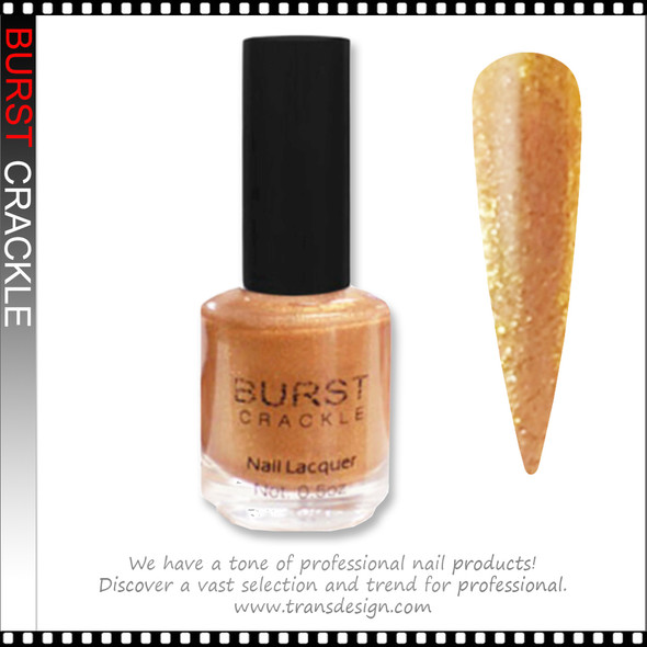 BURST CRACKLE Nail Lacquer - Buckingham Gold  #18