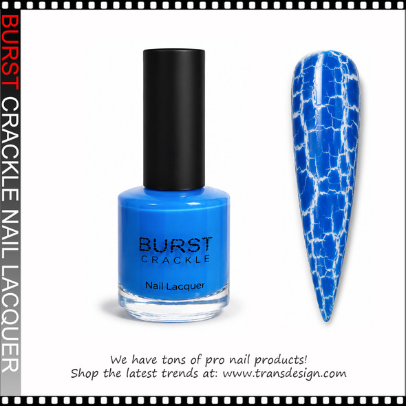 BURST CRACKLE Nail Lacquer - Ocean Breeze #10