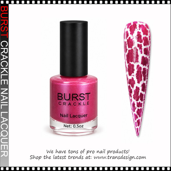 BURST CRACKLE Nail Lacquer - Shimmering Heat  #9