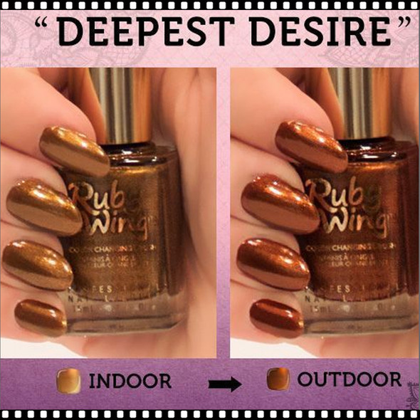 RUBY WING Nail Lacquer - Deepest Desire 0.5oz *