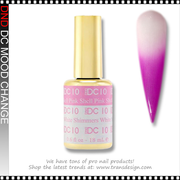 DC MOOD CHANGE Shell Pink White Shimmers #10