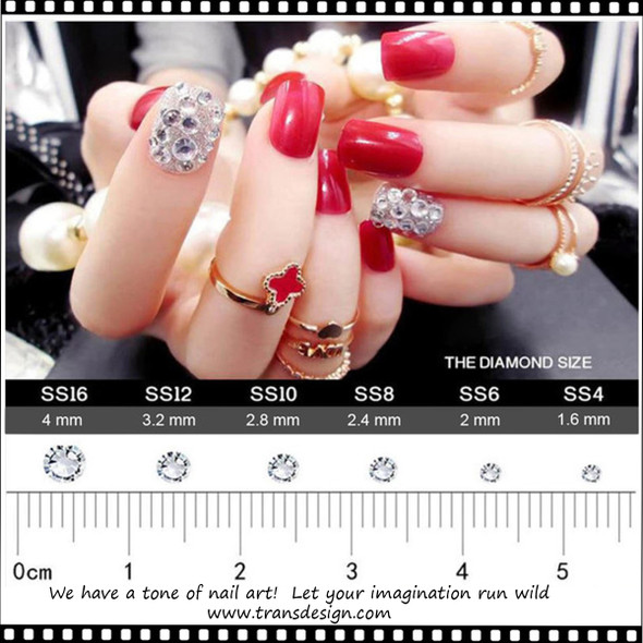 CRYSTAL RHINESTONE Crystal Clear SS10 72 Count/Pack