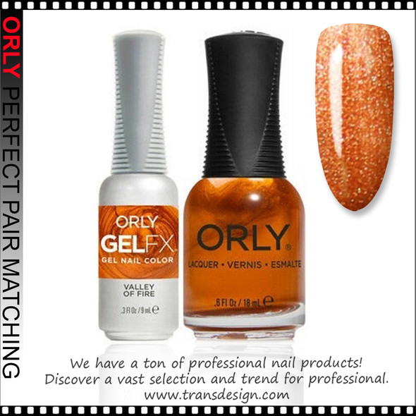  ORLY Perfect Pair Matching - Valley Of fire 