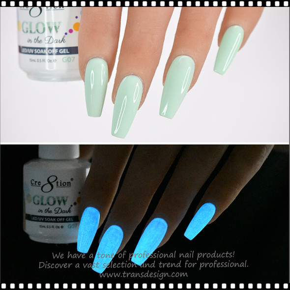 CRE8TION - Glow In The Dark Soak Off Gel .5 oz - G07