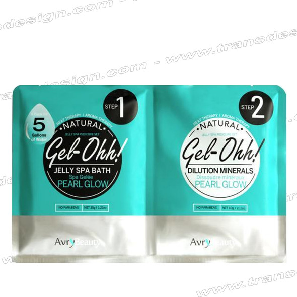 AVRY BEAUTY GEL-OHH! Natural Jelly Spa Pedicure 30 Set PEARL GLOW