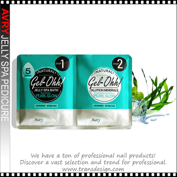 AVRY BEAUTY GEL-OHH! Natural Jelly Spa Pedicure Set PEARL GLOW