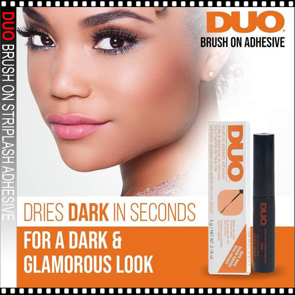 DUO - Brush On Striplash Adhesive Dark 0.18oz