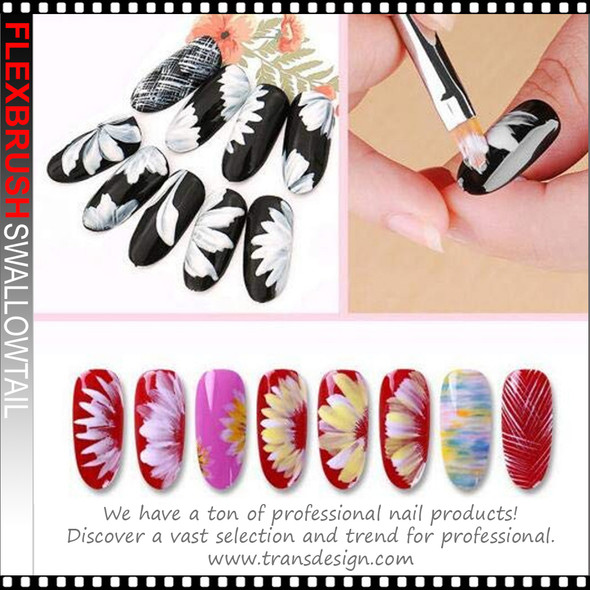 FLEXBRUSH Nail Art | Gel Brush Swallowtail