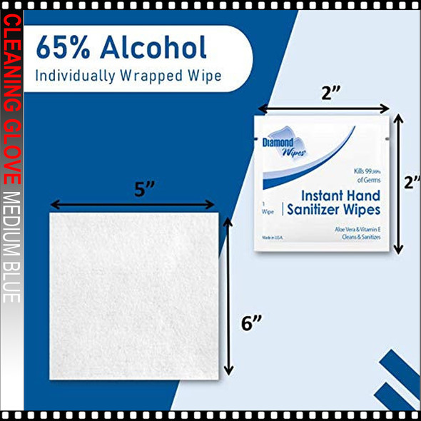 DIAMOND WIPES Instant Hand Sanitizer Wipes 10/Pack
