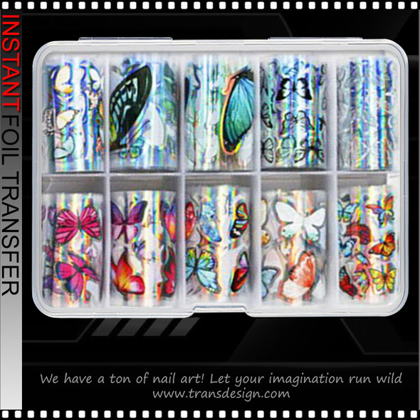 INSTANT FOIL Oil Slick Painting, 10 Rolls/Case #XKZ-18-04 - TDI, Inc