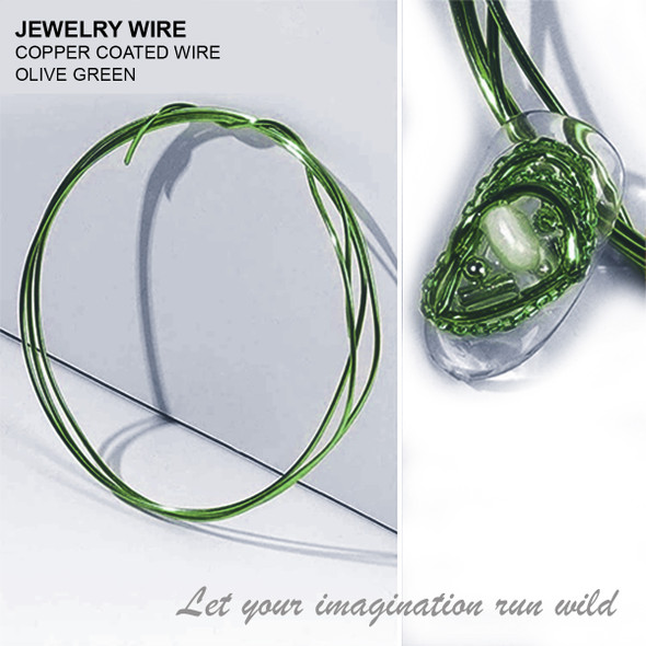 JEWELRY WIRE Green 0.02 Diameter x 40 Length - TDI, Inc