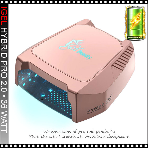 IGEL Hybrid Pro 2.0 Wireless UV/LED Lamp, Rose Gold*