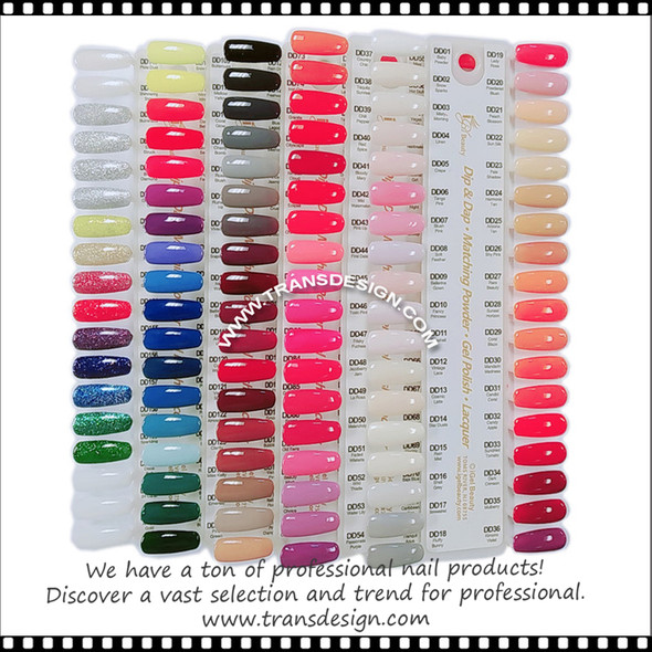 IGEL BEAUTY Display Color Chart 247 Tips