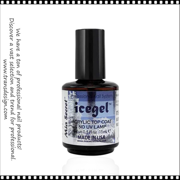 MIA SECRET Ice Gel Acrylic Top Coat 0.5oz. #IG-50