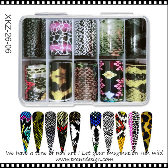 INSTANT FOIL Animal Print, 10 Rolls/Case #XKZ-26-06