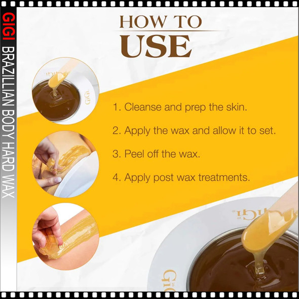 GIGI Brazilian Body Hard Wax 14oz