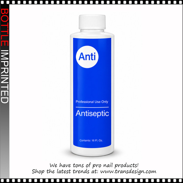 BOTTLE Imprinted 'ANTISEPTIC' with Cap 16oz