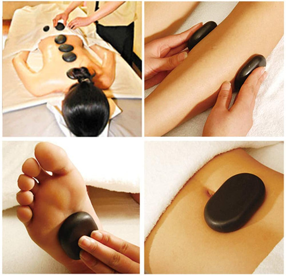 Natural Basalt Massage Stone | Extra Large