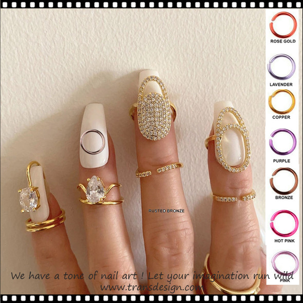 CHARM RING Modern 100/Pack