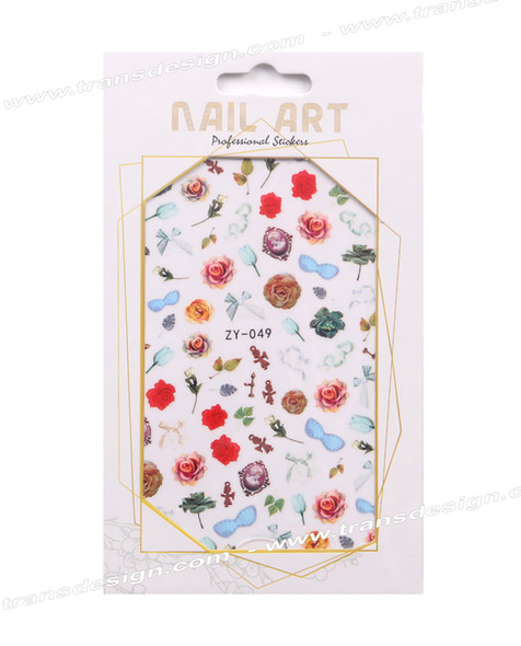 NAIL STICKER Spring, Roses & Trinkets #ZY-049