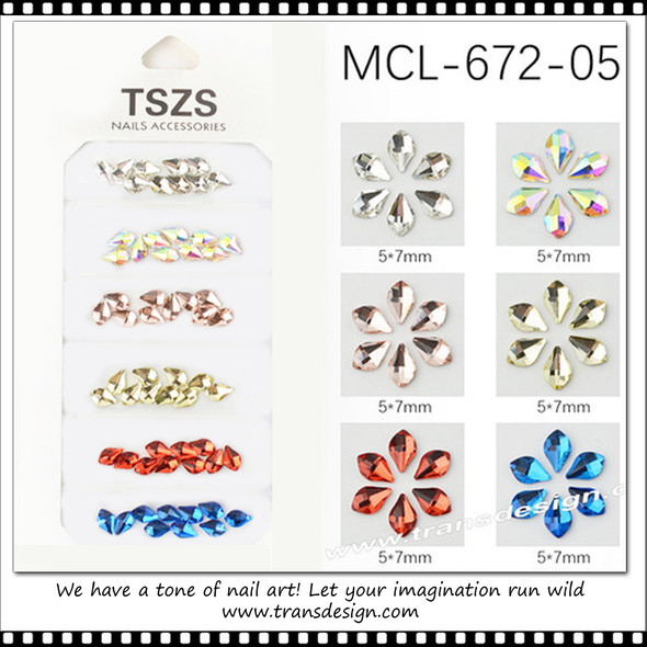 RHINESTONE CRYSTAL Mixed Design Pack #MCL-672-05
